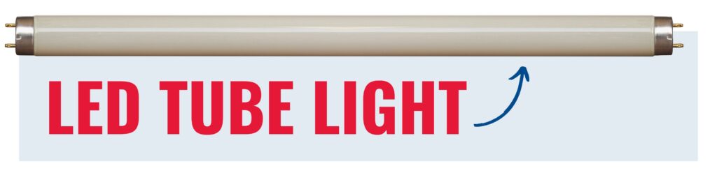 LED Tube Lights can last up to 50,000 hours before having to be replaced, and consume 60% Less energy.