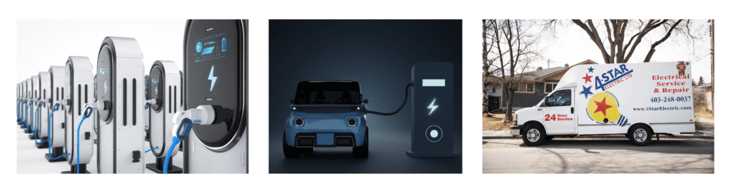 4-Star Electric is happy to provide professional, friendly, and quick service for your EV charging for clients who drive electric vehicles and need a quick charge.