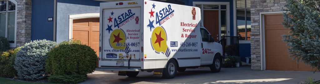 4 Star Truck on a customers driveway.