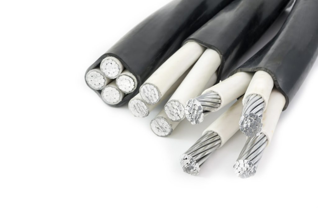 Cables made from aluminum wiring