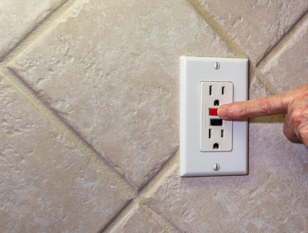 GFCI outlet in kitchen