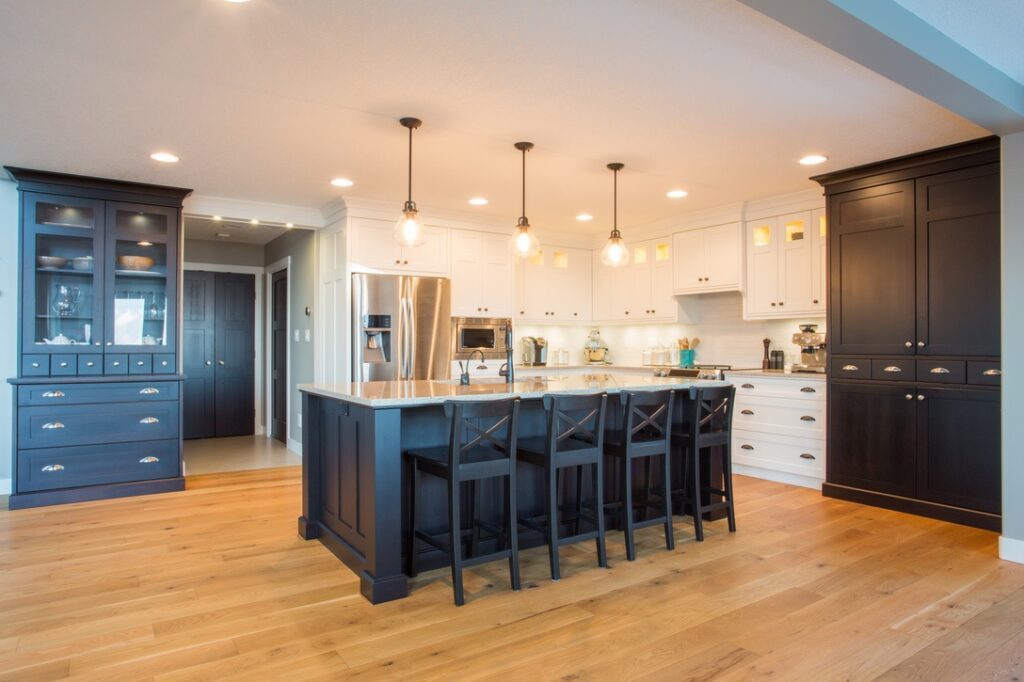 Kitchen lighting example